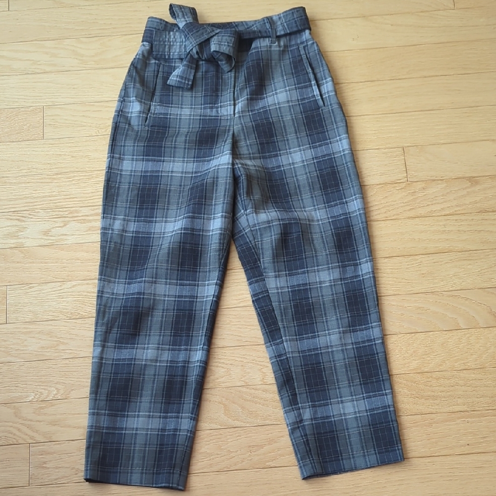 Wilfred Jallade Pant Grey Plaid size 6